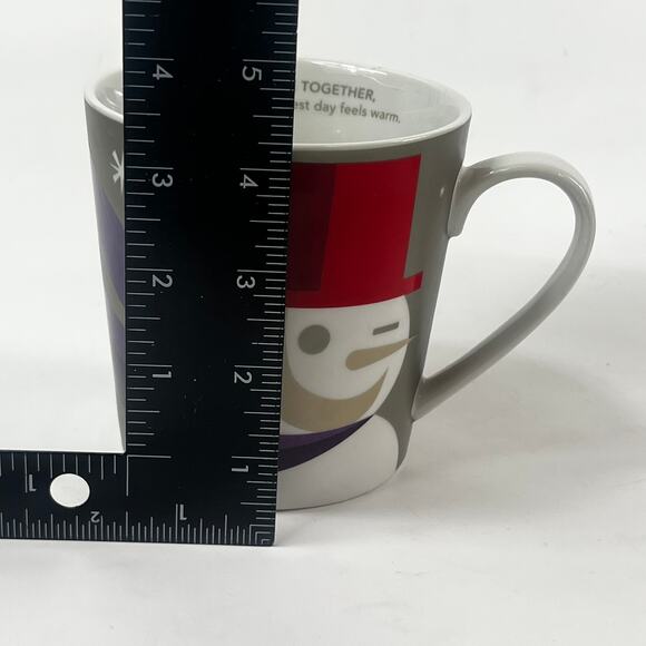 Starbucks Holiday Coffee Tea Mugs 2011 Snowman 20oz Christmas Coldest Days Gift - Picture 9 of 12